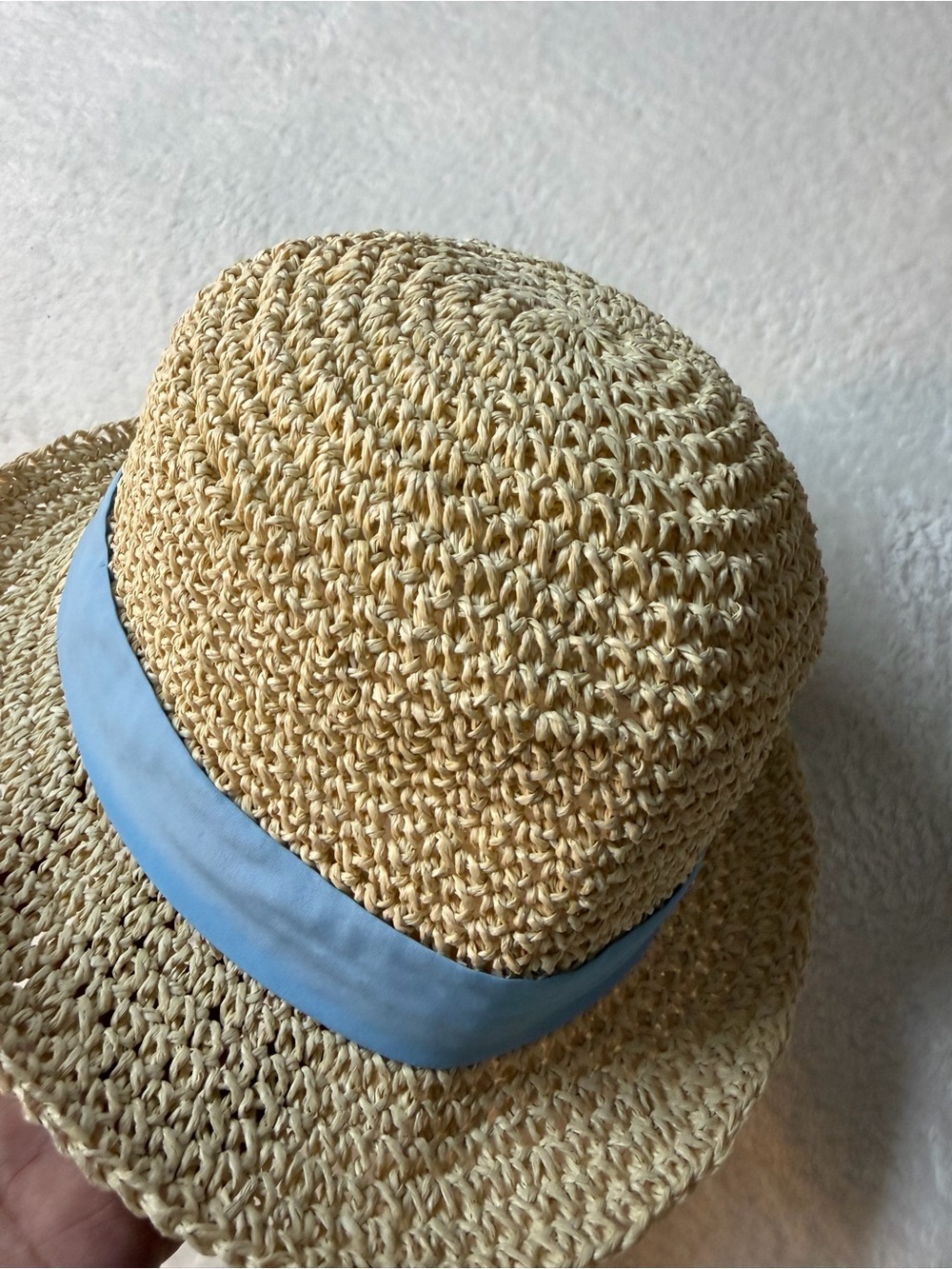 Dolce & Gabana women’s Straw Sun Hat with Blue Band - Picture 7 of 13